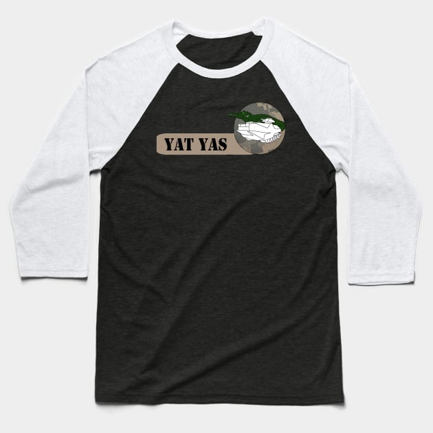 YAT YAS Amtrac AAV Baseball T-Shirt by outrigger